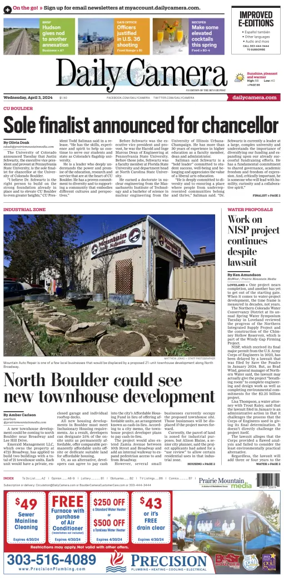 Cover of Daily Camera (Boulder)