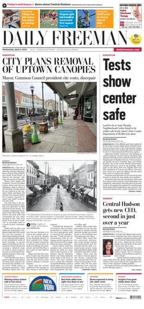 Cover of Daily Freeman (Kingston, NY)