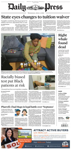 Cover of Daily Press