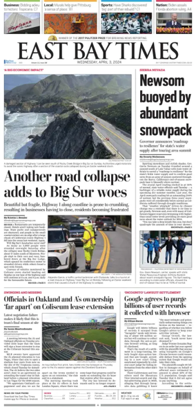 Cover of East Bay Times