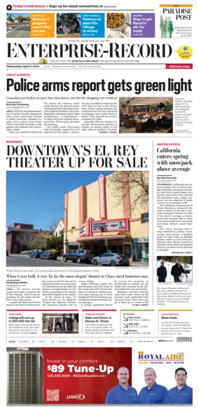 Cover of Enterprise-Record (Chico)