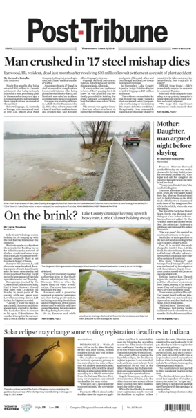 Cover of Post-Tribune