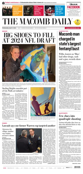 Cover of The Macomb Daily