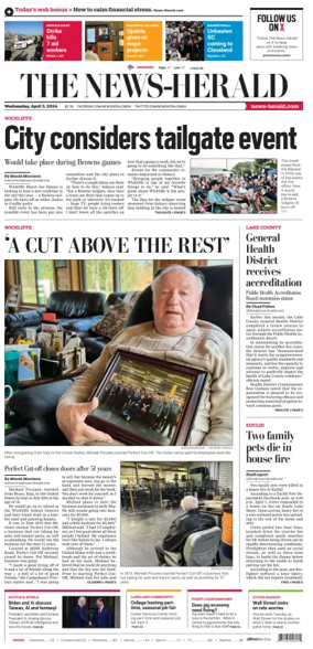 Cover of The News Herald (Willoughby, OH)