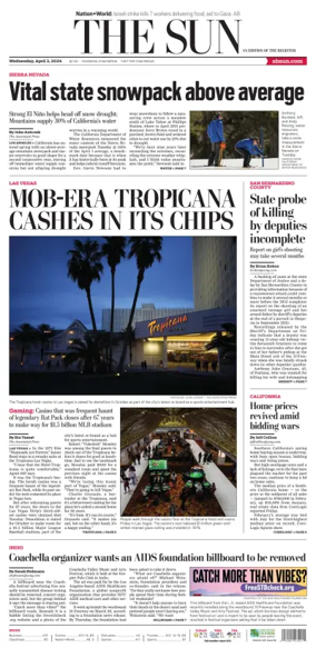 Cover of The Sun (San Bernardino)