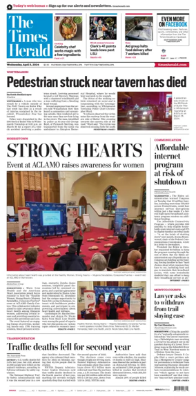 Cover of The Times Herald (Norristown, PA)
