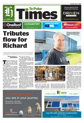 Cover of Te Puke Times