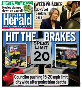 Cover of Boston Herald