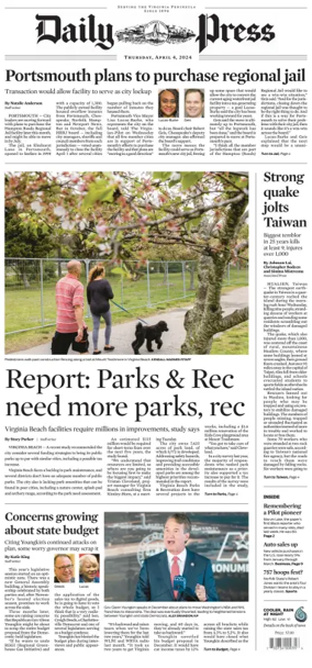 Cover of Daily Press