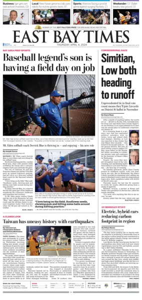 Cover of East Bay Times