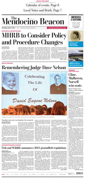 Cover of The Mendocino Beacon