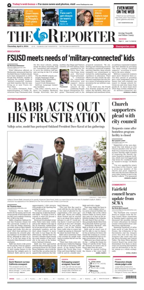 Cover of The Reporter (Vacaville)