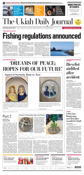 Cover of The Ukiah Daily Journal
