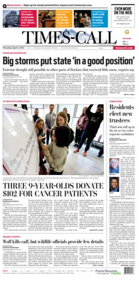 Cover of Times-Call (Longmont)