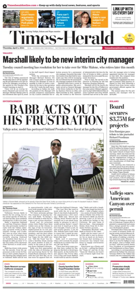 Cover of Times-Herald (Vallejo)