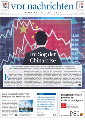 Cover of VDI Nachrichten