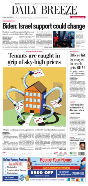 Cover of Daily Breeze (Torrance)