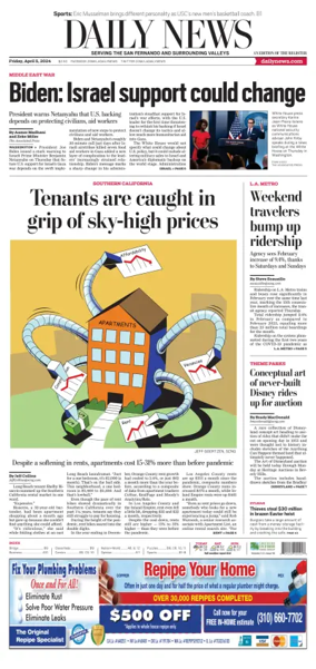 Cover of Daily News (Los Angeles)