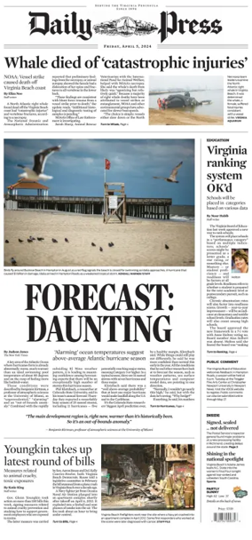 Cover of Daily Press