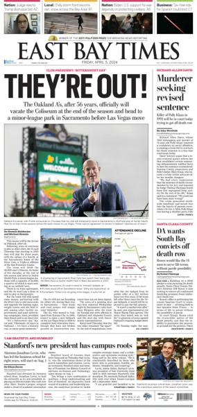 Cover of East Bay Times