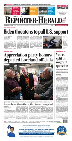 Cover of Loveland Reporter-Herald