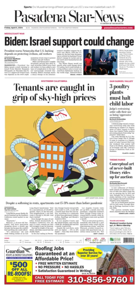 Cover of Pasadena Star-News