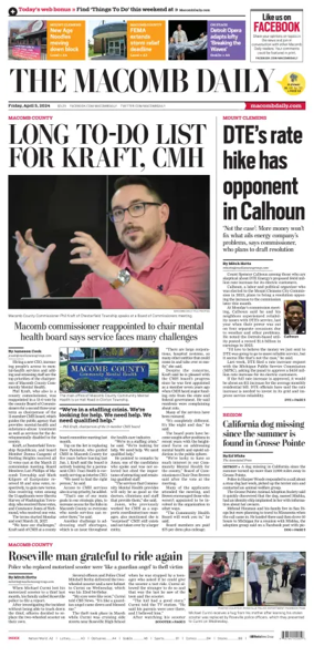 Cover of The Macomb Daily