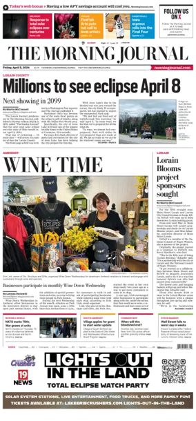 Cover of The Morning Journal (Lorain, OH)