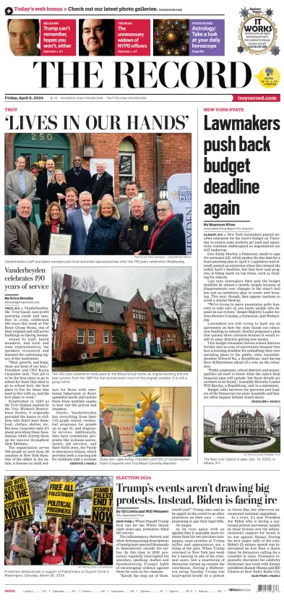 Cover of The Record (Troy, NY)