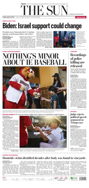 Cover of The Sun (San Bernardino)