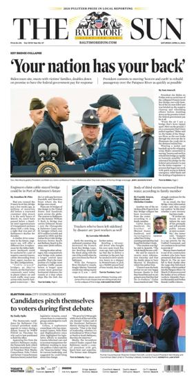 Cover of Baltimore Sun