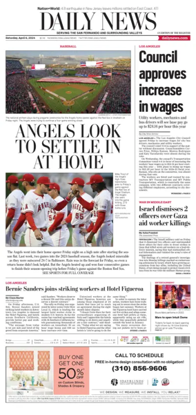 Cover of Daily News (Los Angeles)