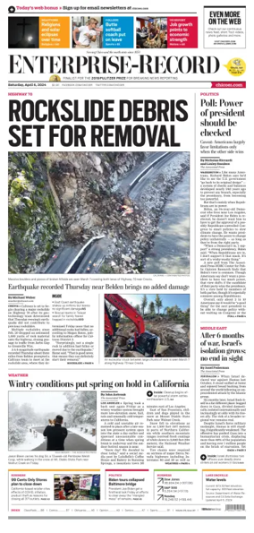 Cover of Enterprise-Record (Chico)