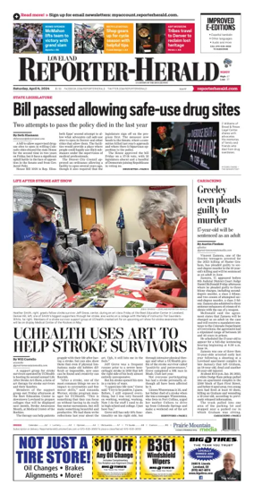 Cover of Loveland Reporter-Herald