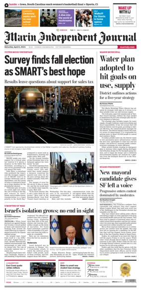 Cover of Marin Independent Journal