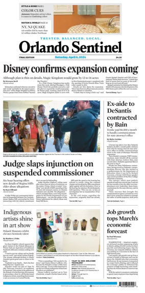 Cover of Orlando Sentinel