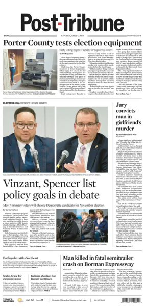 Cover of Post-Tribune