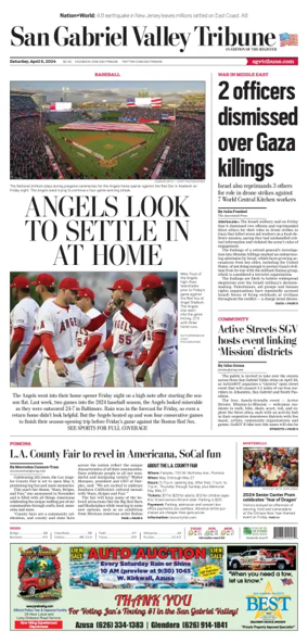 Cover of San Gabriel Valley Tribune
