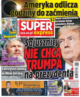 Cover of Super Express Nowy Jork