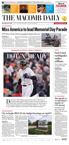 Cover of The Macomb Daily
