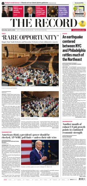 Cover of The Record (Troy, NY)