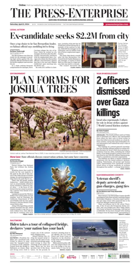 Cover of The Riverside Press-Enterprise