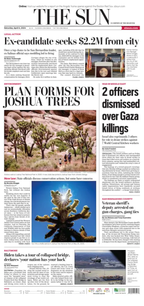 Cover of The Sun (San Bernardino)