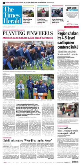 Cover of The Times Herald (Norristown, PA)