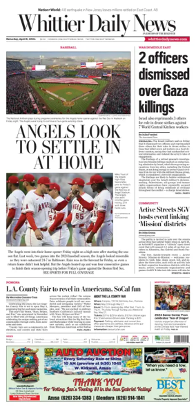 Cover of Whittier Daily News