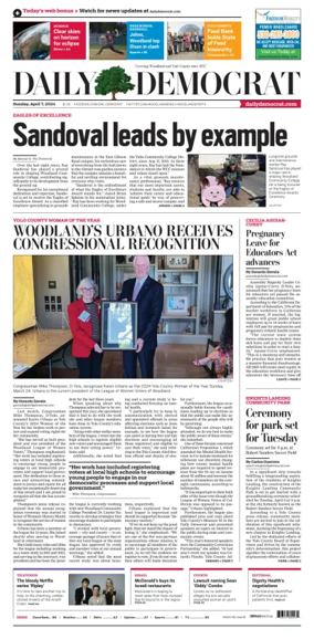 Cover of Daily Democrat (Woodland)