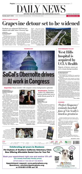 Cover of Daily News (Los Angeles)