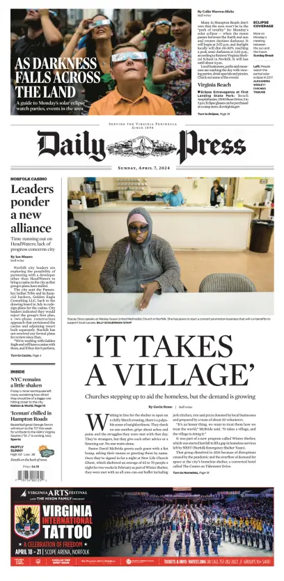 Cover of Daily Press (Sunday)