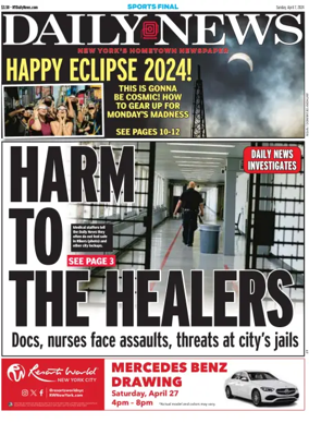 Cover of New York Daily News