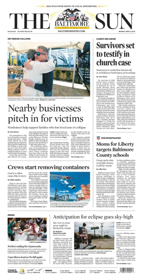 Cover of Baltimore Sun